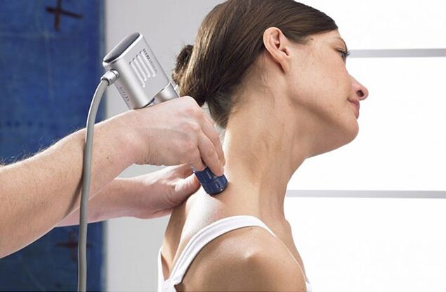 Terapia de ondas de choque para a osteocondrose da columna cervical