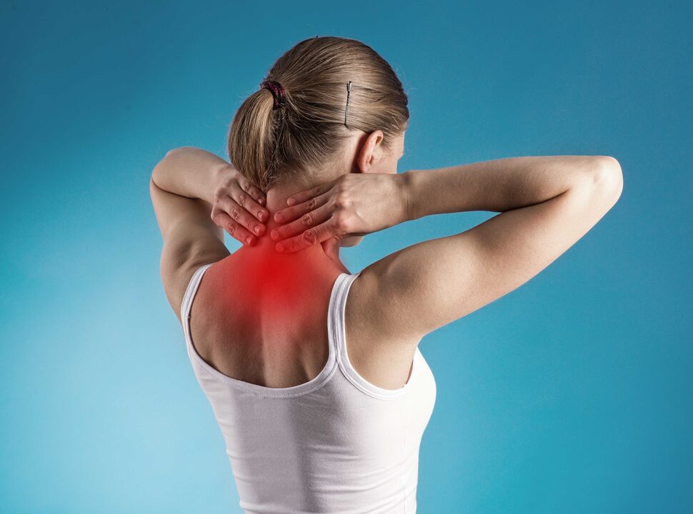 Síntomas da osteocondrose cervical